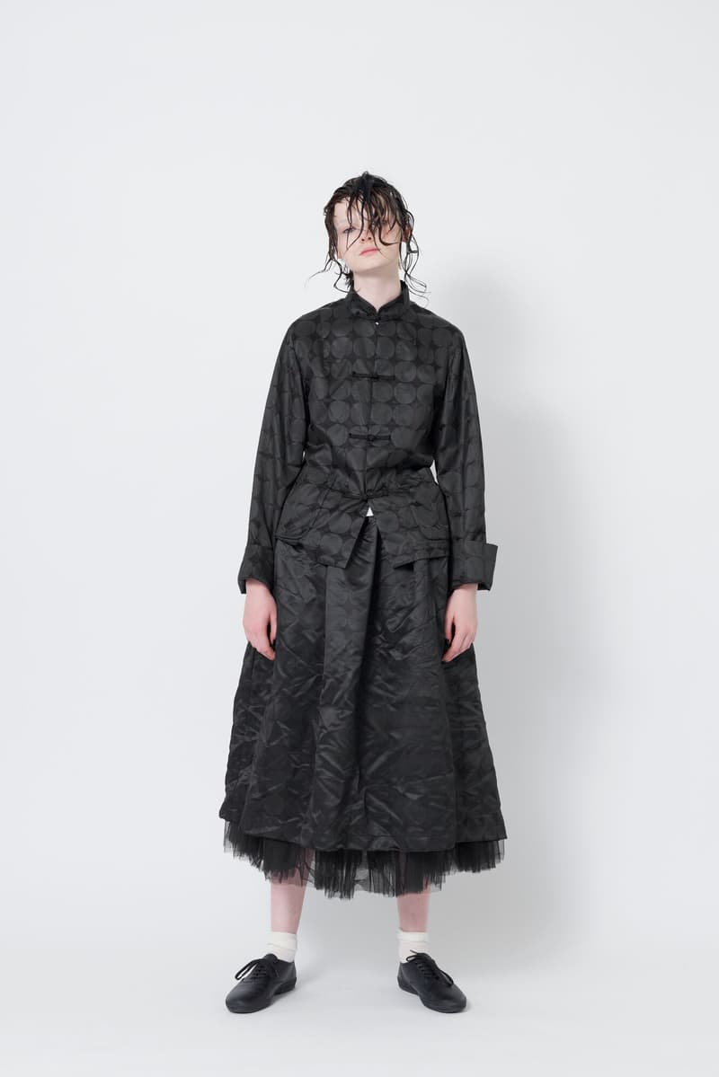 Black Comme des Garcons Spring Summer 2018 Rei Kawakubo Womenswear Blue Grey Red White
