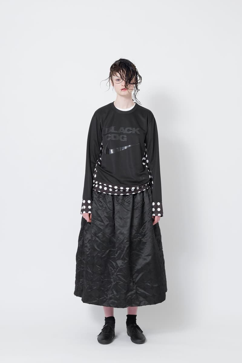 Black Comme des Garcons Spring Summer 2018 Rei Kawakubo Womenswear Blue Grey Red White
