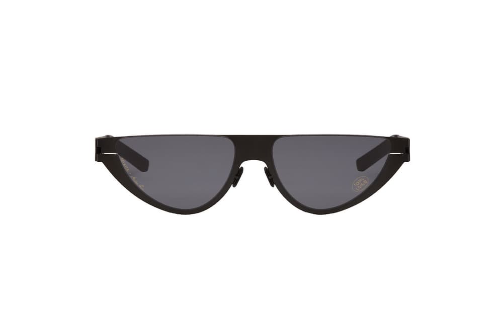 Martine Rose Lime Green Black Sunglasses Cat Eye Summer Chic