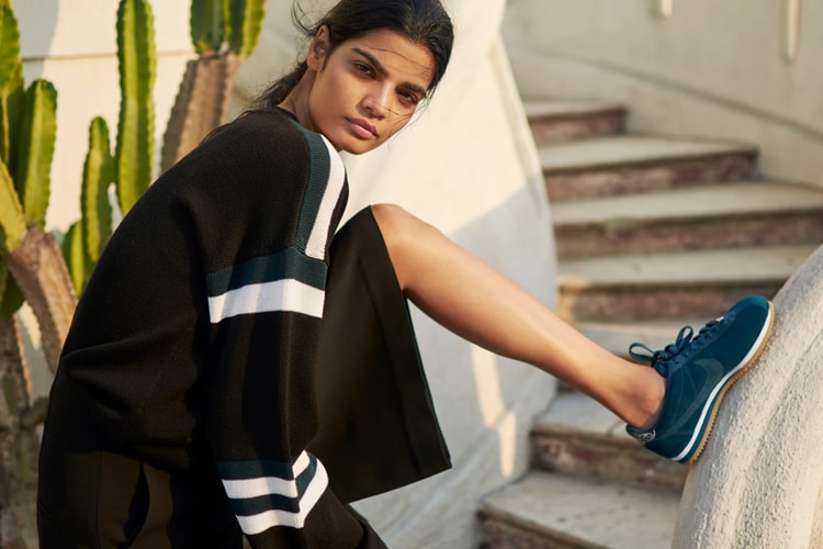 A.L.C. x Nike's Cortez Arrives In Luxe "Midnight Spruce" With Snakeskin Detailing