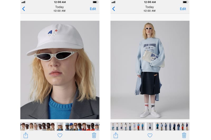 Ader Error's Spring/Summer 2018 Lookbook Is Taken Straight out of Your Phone
