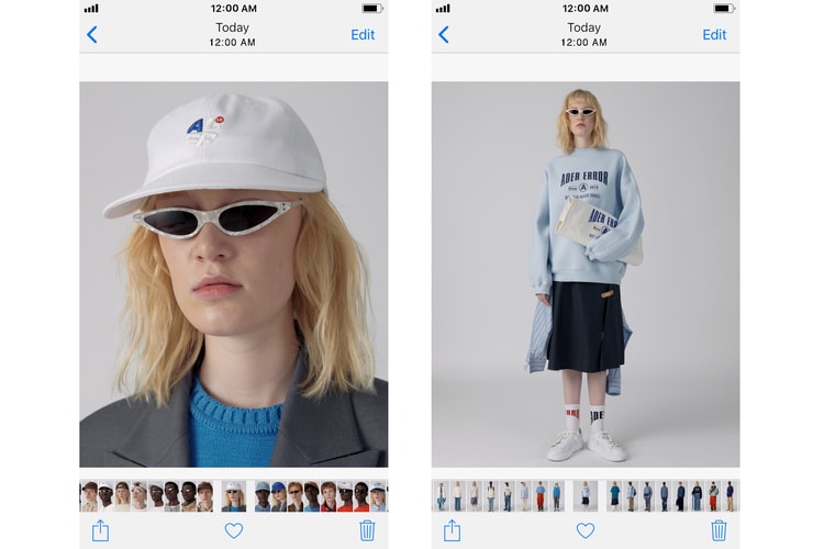 Ader Error's Spring/Summer 2018 Lookbook Is Taken Straight out of Your Phone
