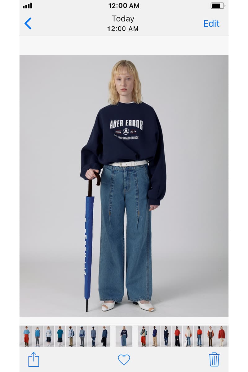 Ader Error Spring/Summer 2018 iPhone Lookbook Collection Korean Fashion Style Streetwear Label