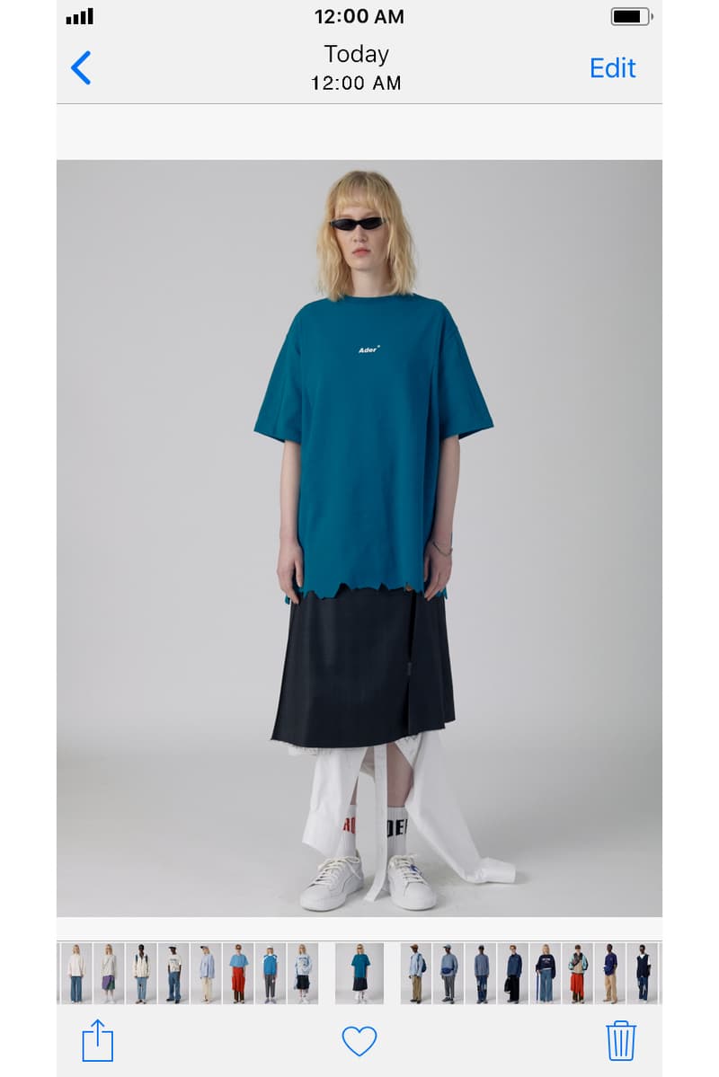 Ader Error Spring/Summer 2018 iPhone Lookbook Collection Korean Fashion Style Streetwear Label