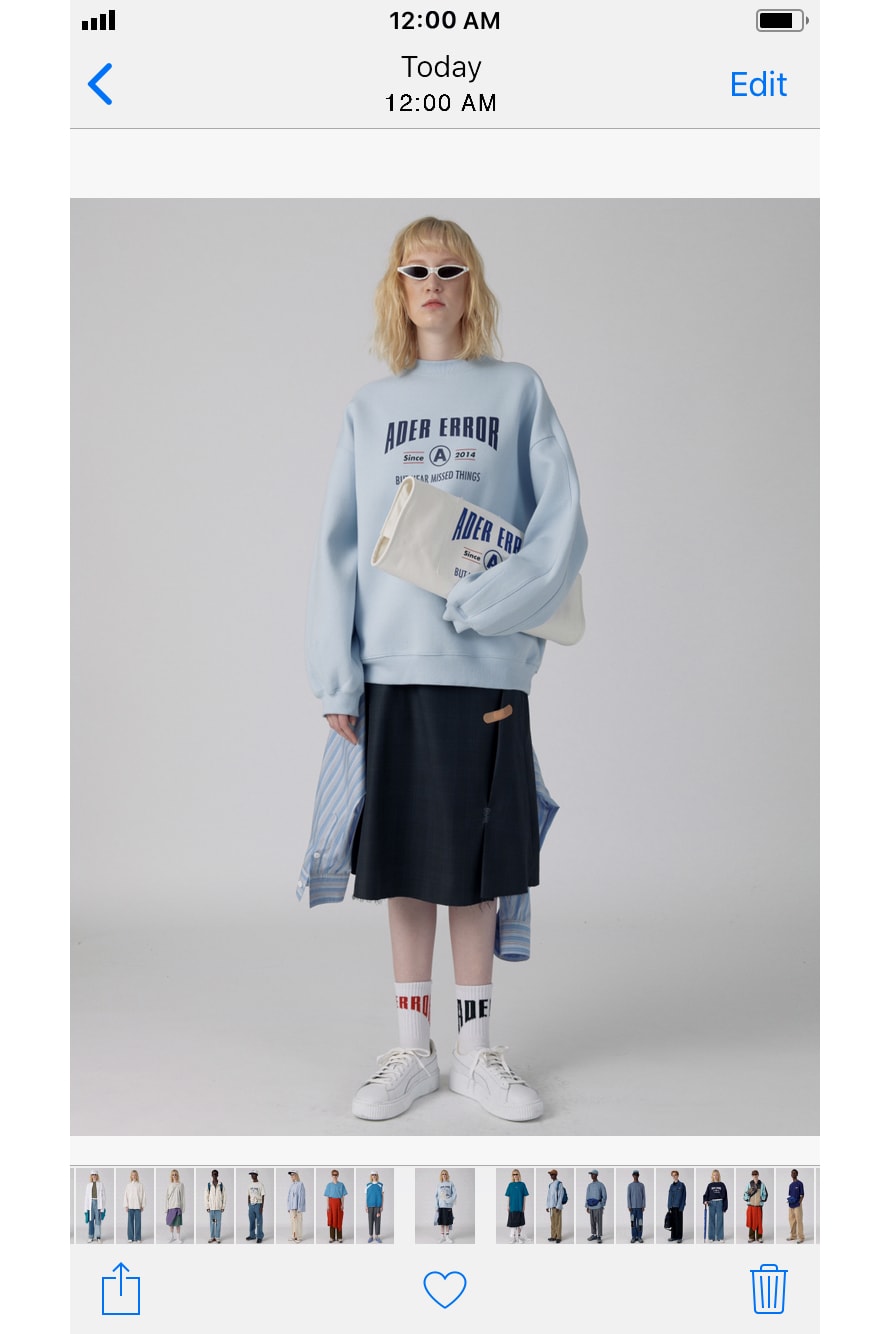 Ader Error Spring/Summer 2018 iPhone Lookbook Collection Korean Fashion Style Streetwear Label