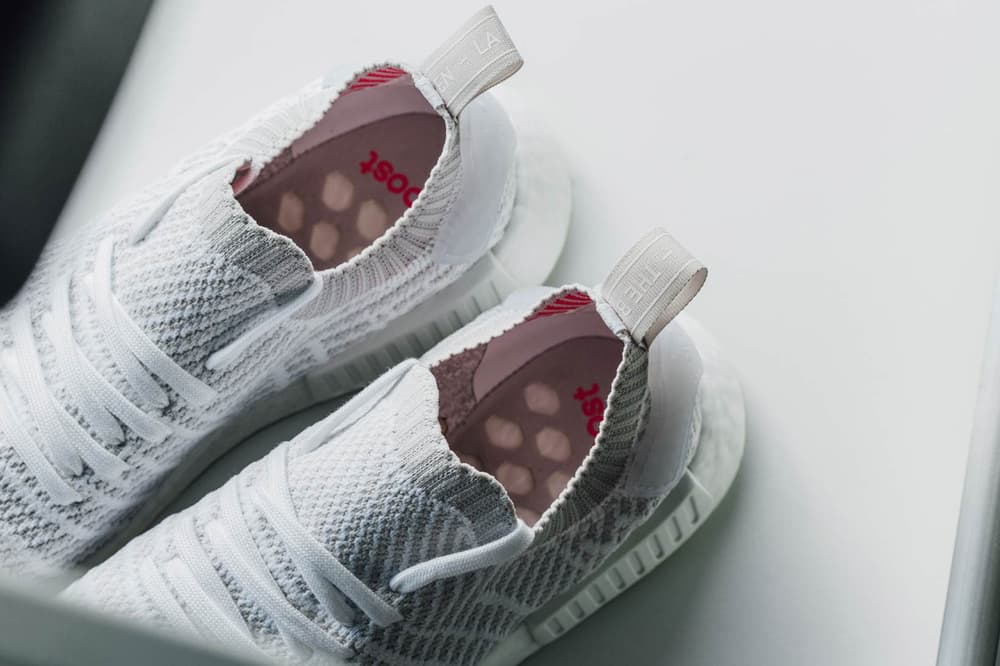 adidas NMD R1 STLT Primeknit Flat White Soft Pink