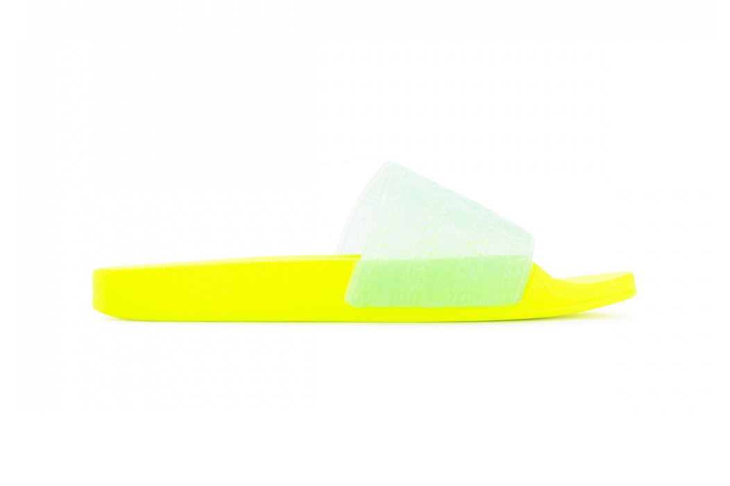 adidas Originals Women's Adilette Lilo Slides Bright Solar Yellow
