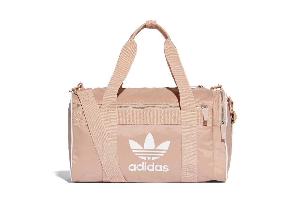 adidas Originals Dusky Pink Duffel Bag Ash Pearl Medium Travel Weekend Carry-all