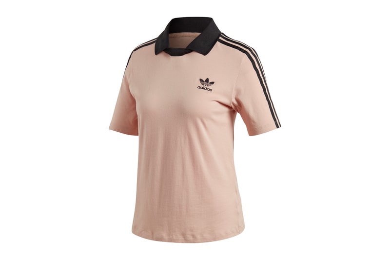 adidas originals dusky dusty pastel pink dress t-shirt backpack logo slides adilette fan bingbing yang mi