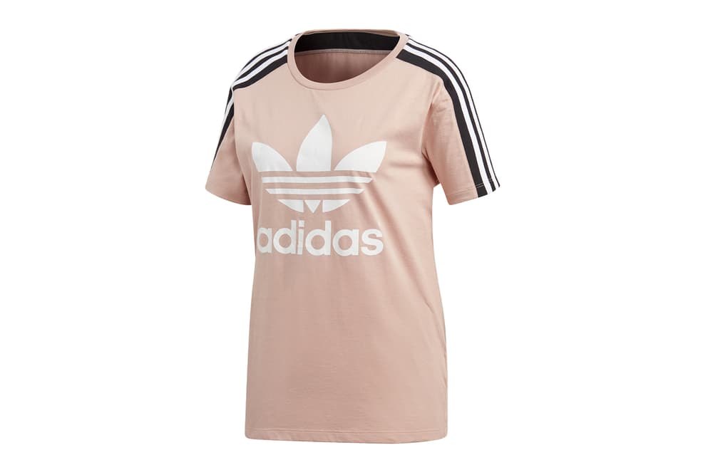 adidas originals dusky dusty pastel pink dress t-shirt backpack logo slides adilette fan bingbing yang mi