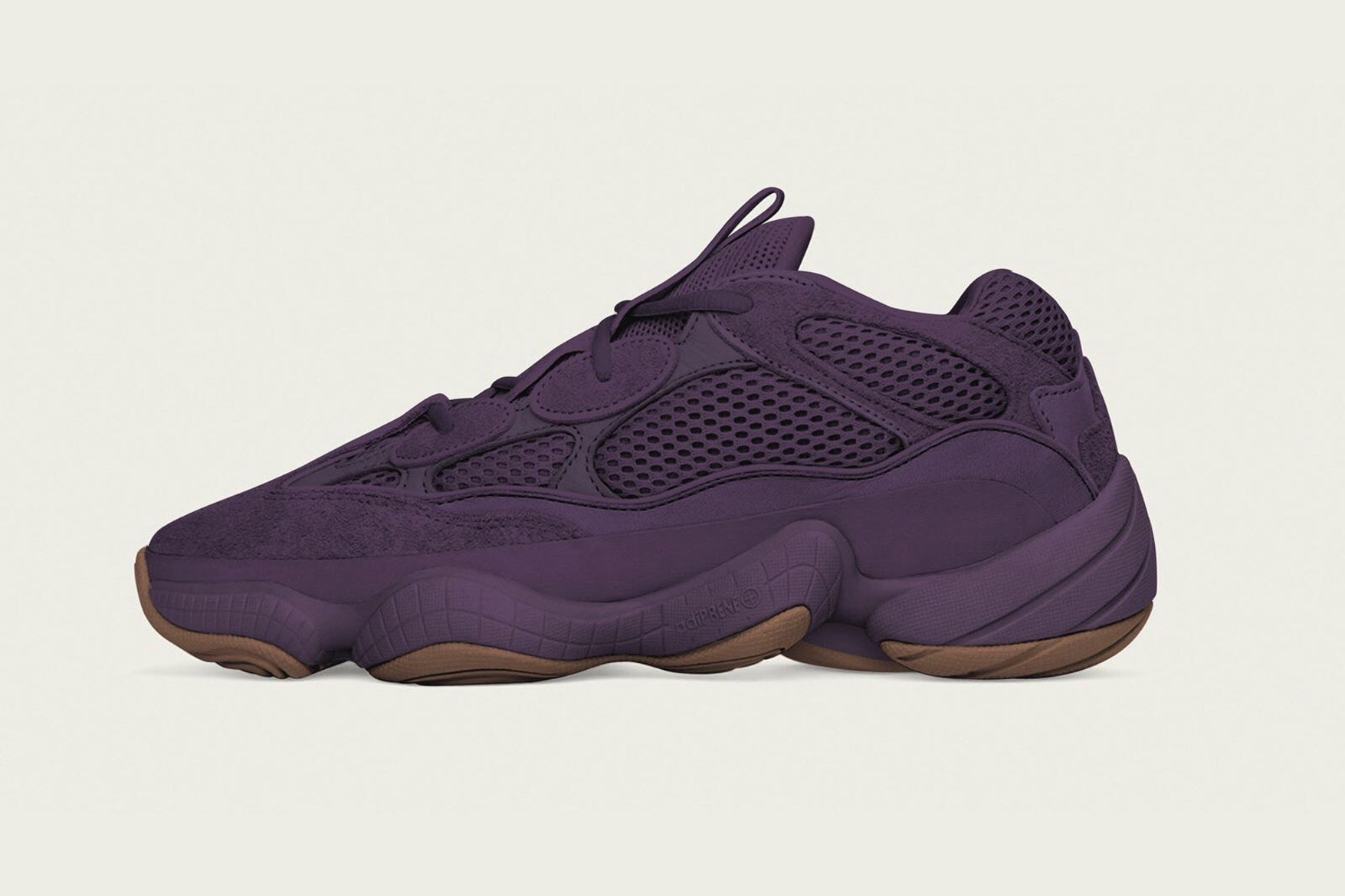 adidas YEEZY 500 "Ultraviolet" Kanye West Sneaker Desert Rat Chunky Shoe Suede Nubuck Leather Mesh Release Date