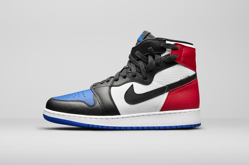 Air Jordan 1 Nike Brand Rebel XX Reimagined Top 3 Bred Royal Chicago Blue Red White Black Release Price Date