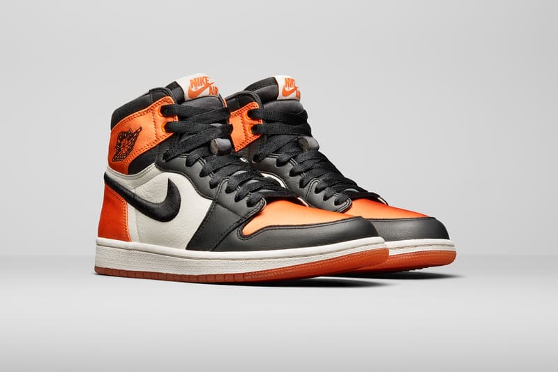 Air Jordan 1 Nike Brand Satin Shattered Backboard Orange Women Release Price Date