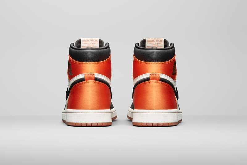 Air Jordan 1 Nike Brand Satin Shattered Backboard Orange Women Release Price Date