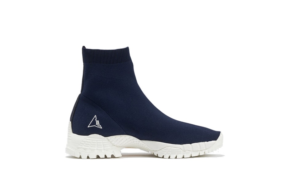 ALYX Navy/White Sock Sneaker Hiking Boot Matthew Williams HBX HBXWMN Shoe Footwear