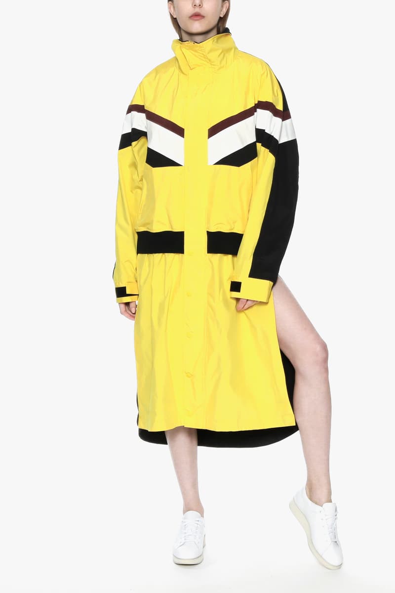 ambush joyce verbal yoon exclusive capsule tracksuit track jacket pants punk dress yellow black white