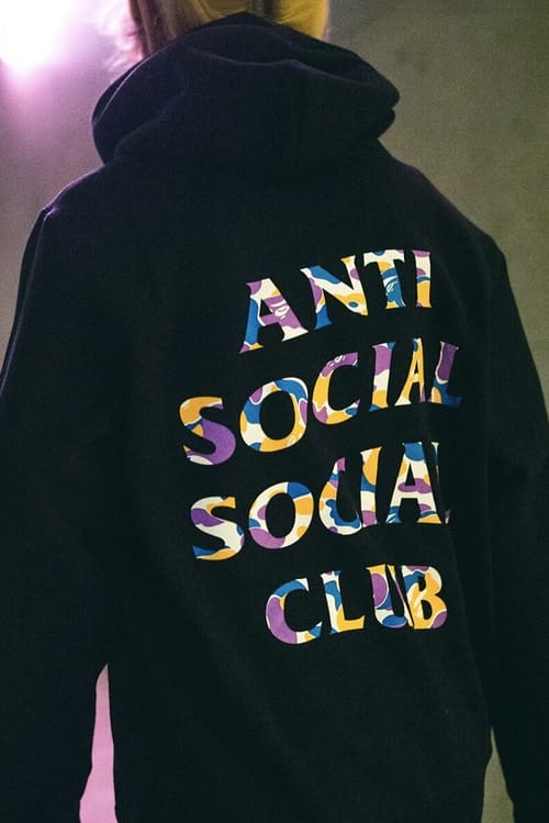 anti social social club x bape