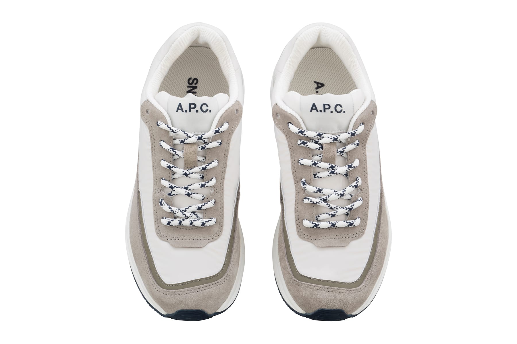 apc white sneakers