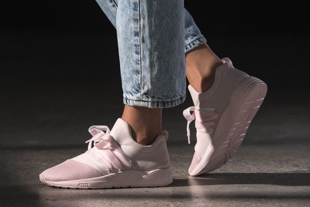 ARKK Copenhagen Raven Mesh Velvet Soft Rose White