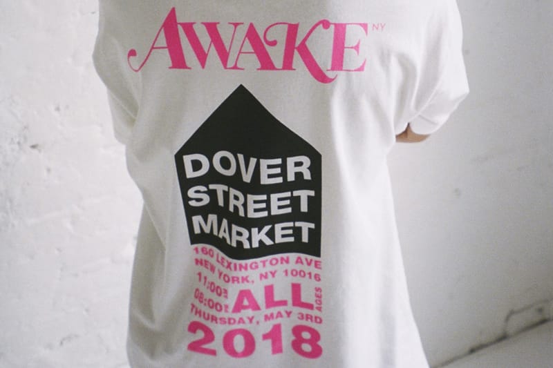 Awake NY Debuts Its Tee for Dover Street Market's Spring Open House Event