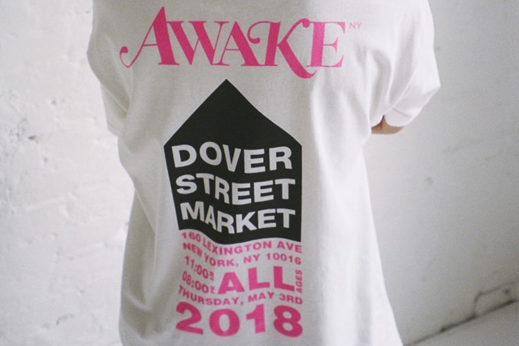 Awake NY Debuts Its Tee for Dover Street Market's Spring Open House Event