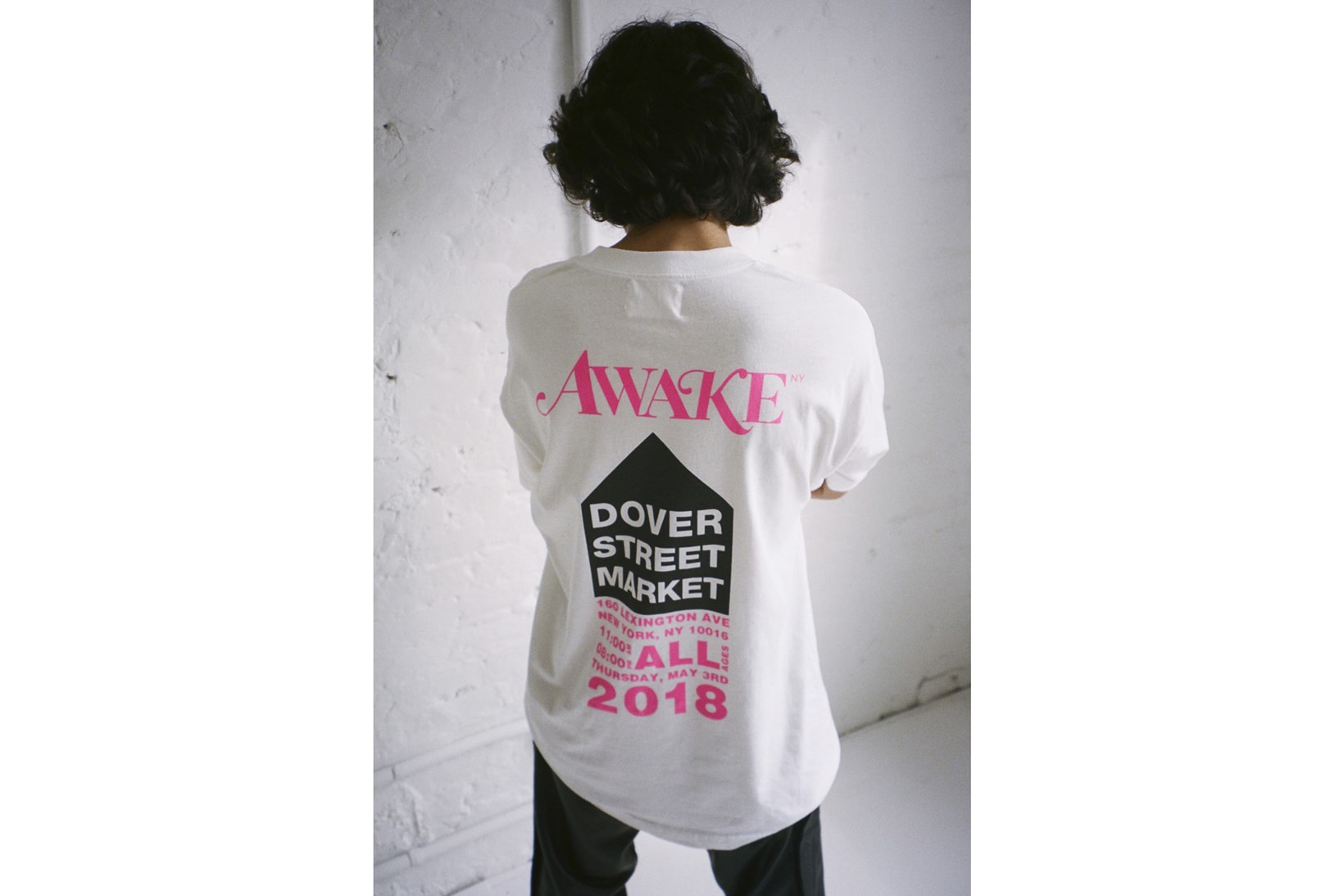 Awake NY x Dover Street Market New York Collaboration T-Shirt White