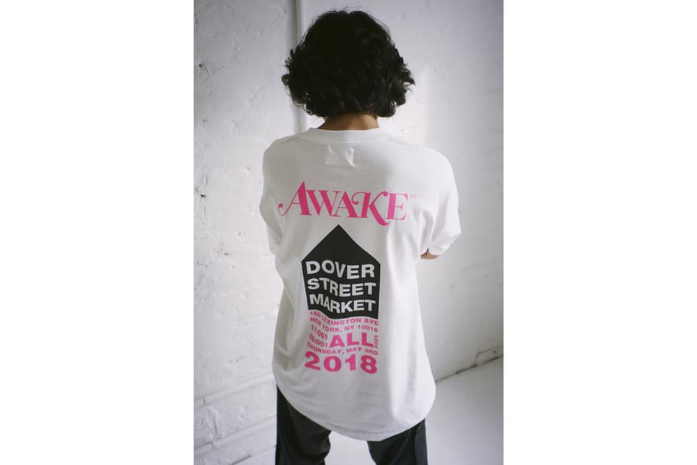 Awake NY x Dover Street Market New York Collaboration T-Shirt White