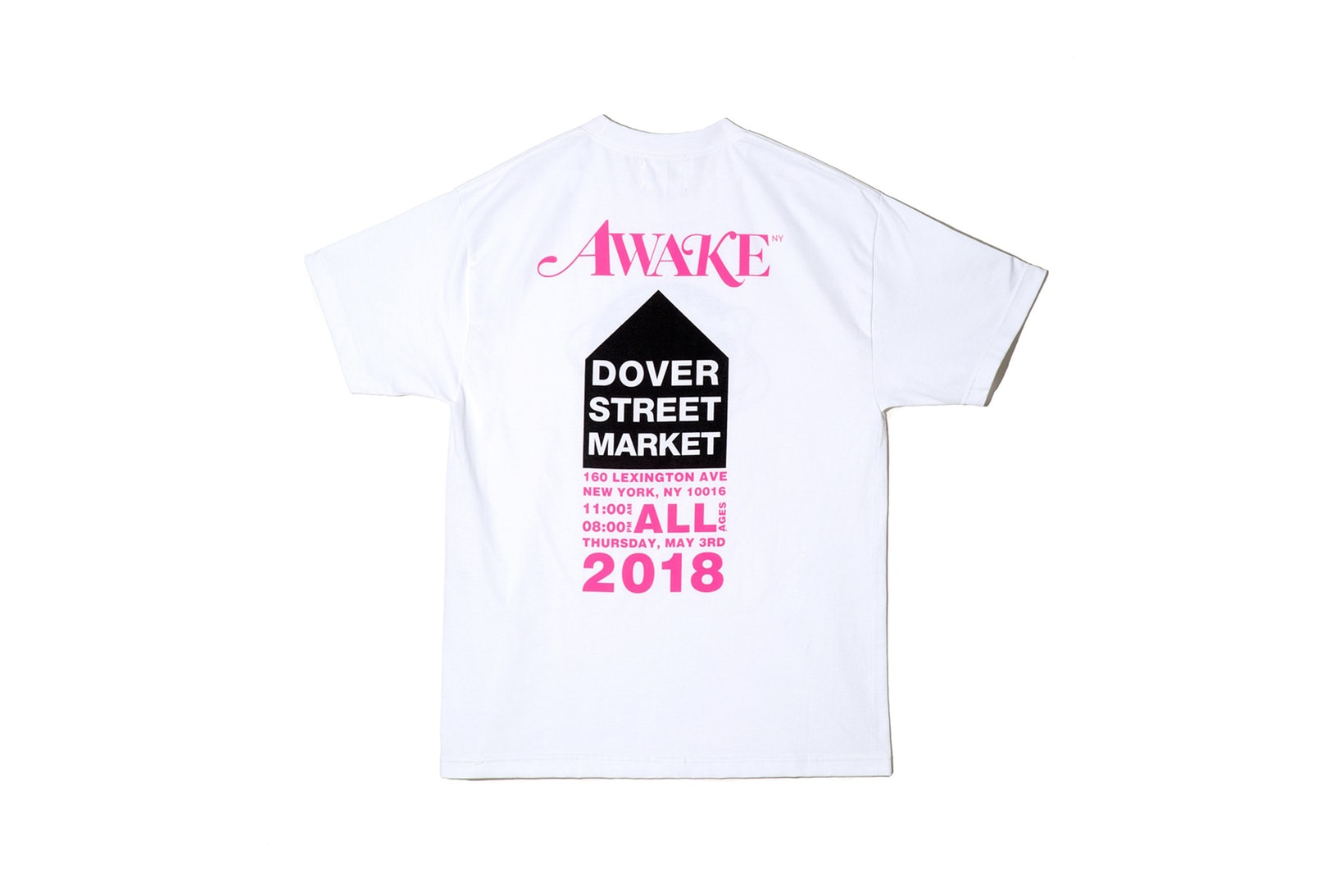 Awake NY x Dover Street Market New York Collaboration T-Shirt White