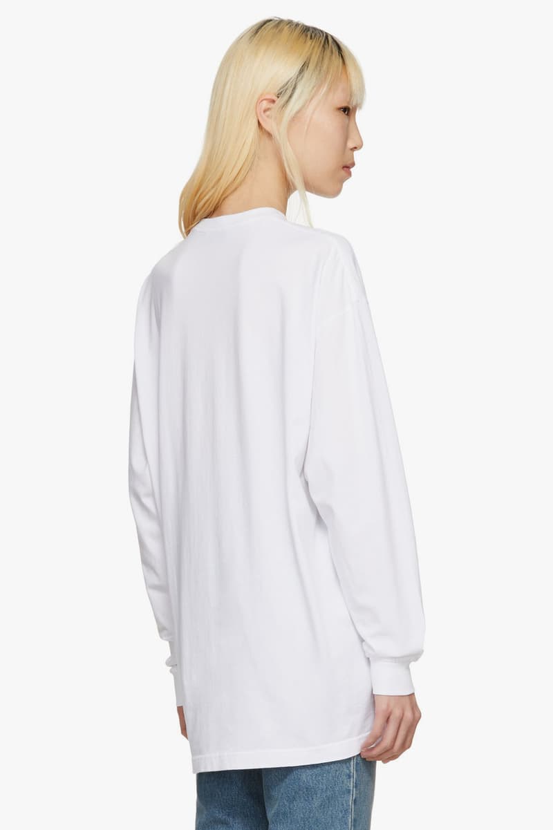 balenciaga logo tees tshirts long sleeve spring summer 2018 technical knit