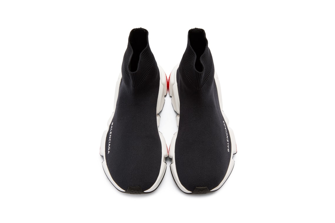 Balenciaga Speed High-Top Sneaker Navy White Red