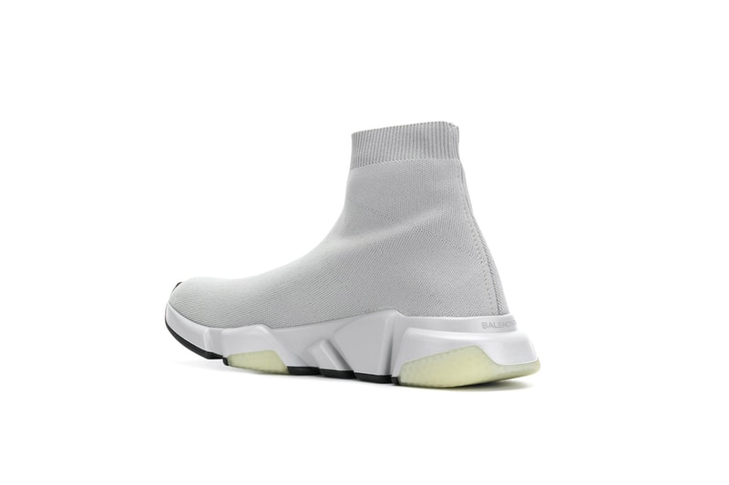 Balenciaga Speed Trainer Grey/Yellow Colorway Sock Runner