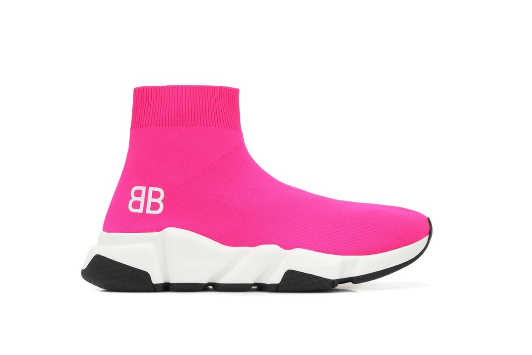 balenciaga speed trainer low pink