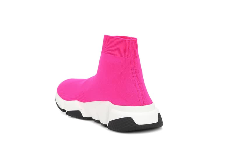 Balenciaga Speed Trainer Neon Pink Sock-like Sneaker