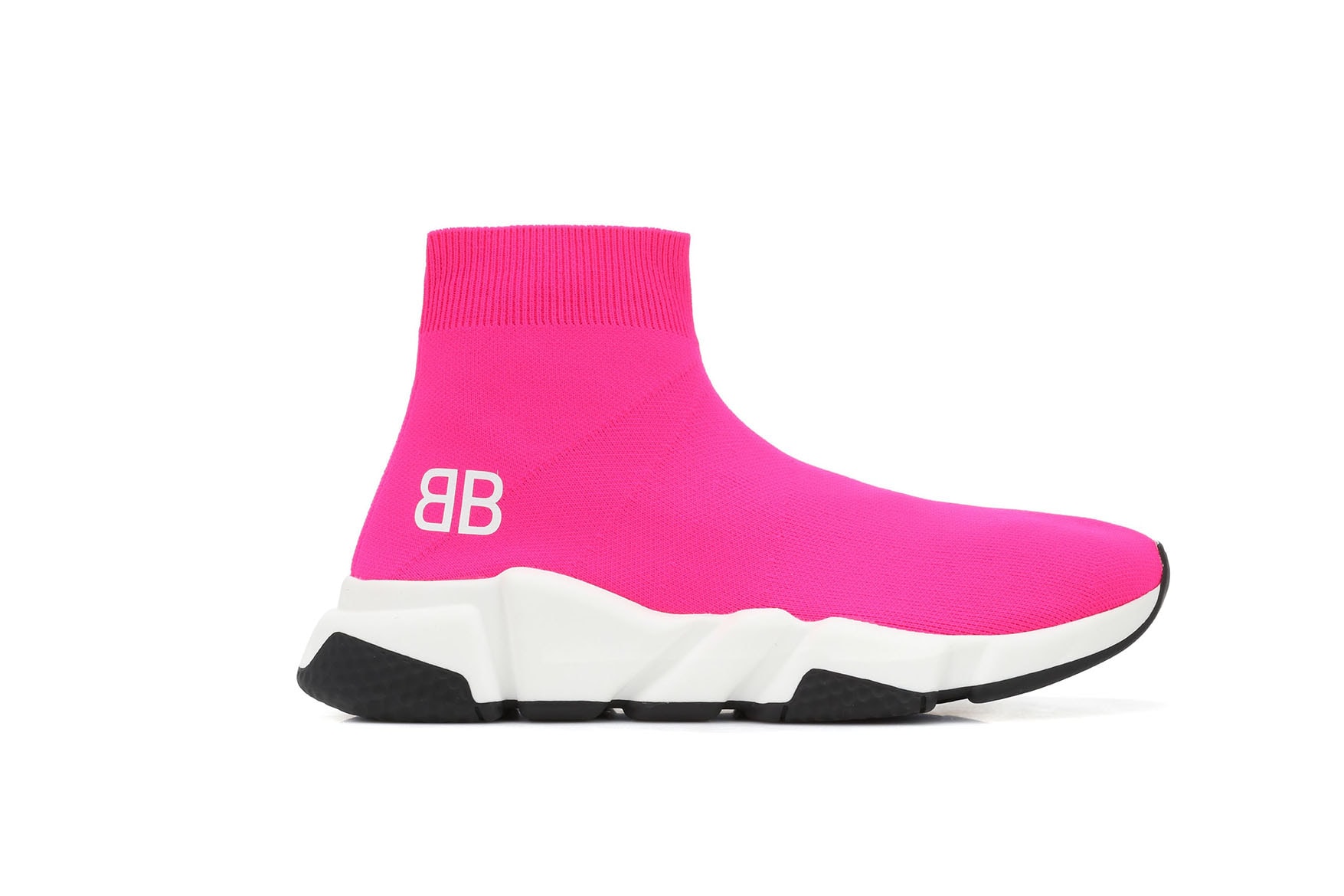 Balenciaga Speed Trainer Neon Pink Sock-like Sneaker
