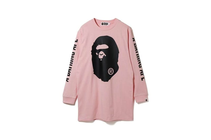 bape pink t shirt