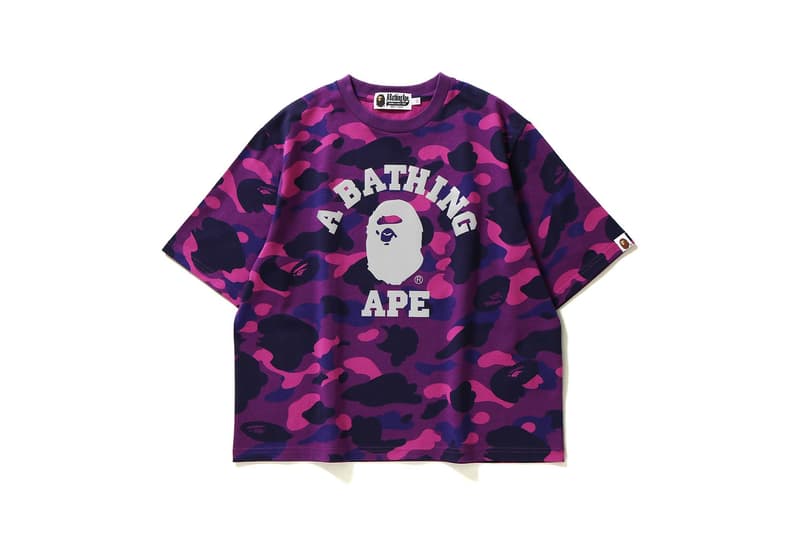 BAPE Camo T-Shirt Purple