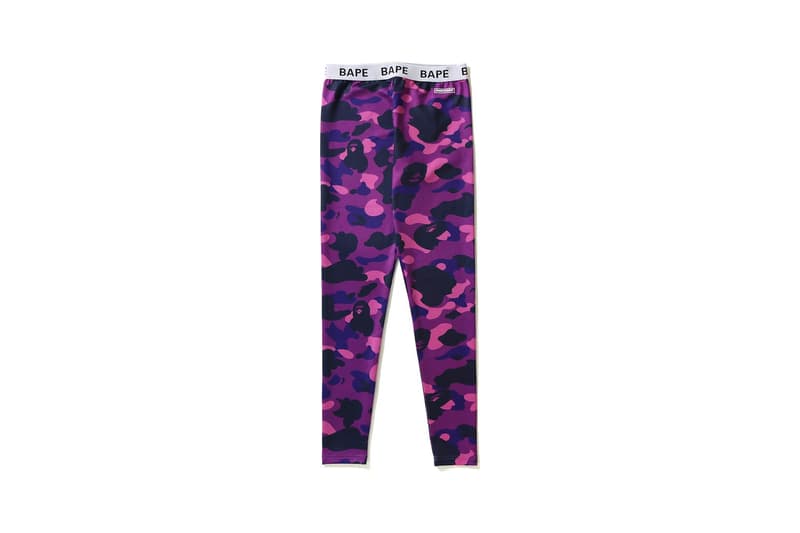 BAPE Camo Leggings Purple