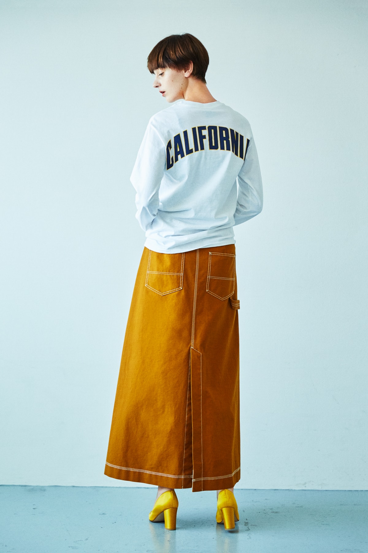 BEAUTY & YOUTH Spring/Summer 2018 Collection Lookbook California Sweater Oversized Pants Grey Yellow