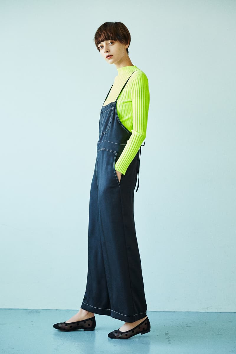 BEAUTY & YOUTH Spring/Summer 2018 Collection Lookbook Denim Overalls Longsleeved Shirt Blue Yellow