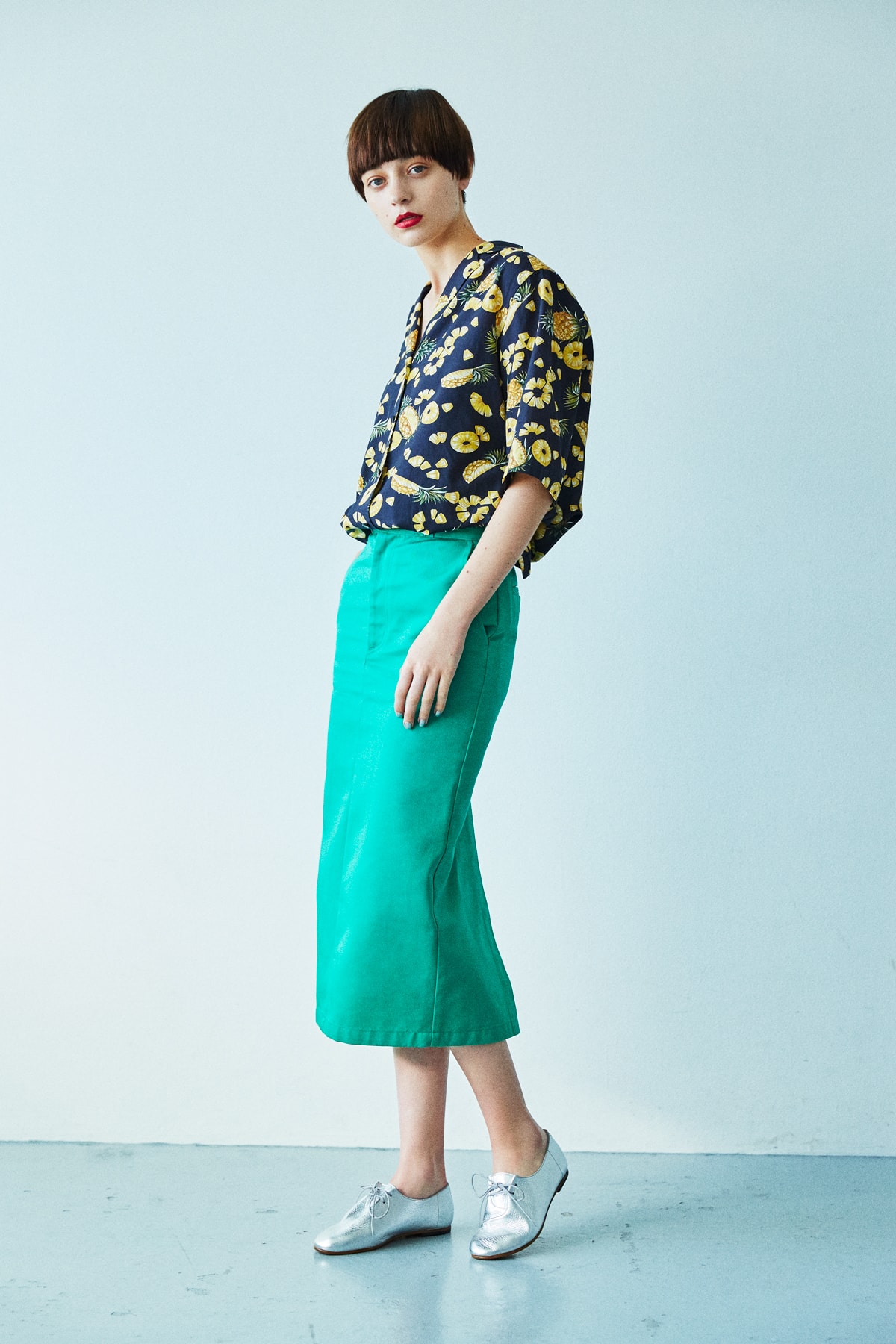 BEAUTY & YOUTH Spring/Summer 2018 Collection Lookbook Floral Shirt Skirt Green