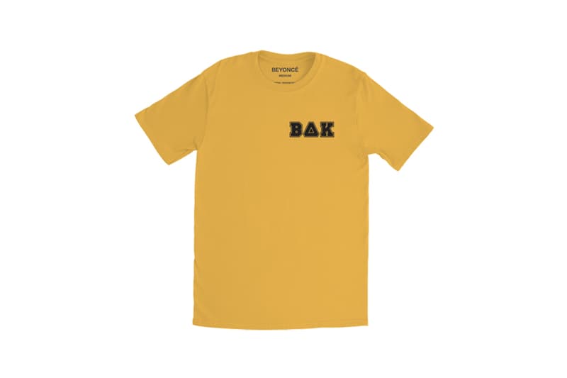 Beyoncé Coachella 2018 Merch BΔK Panther Tee Yellow