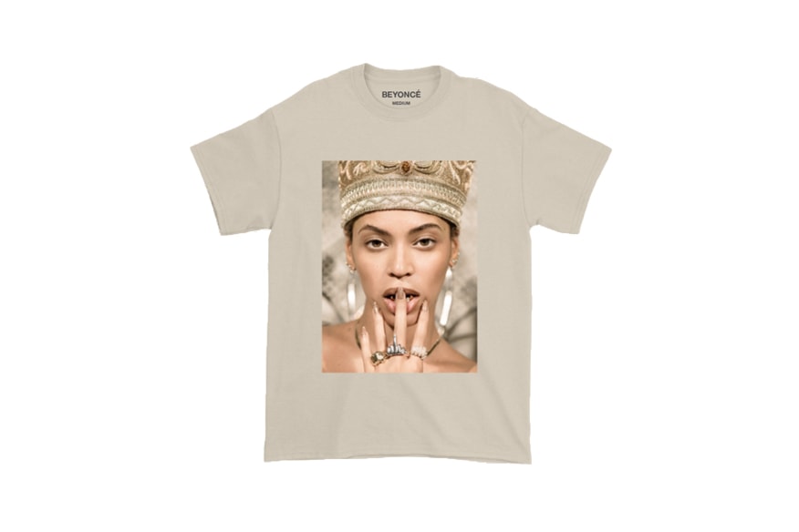 Beyoncé Coachella 2018 Merch Nefertiti Photo Tee Tan