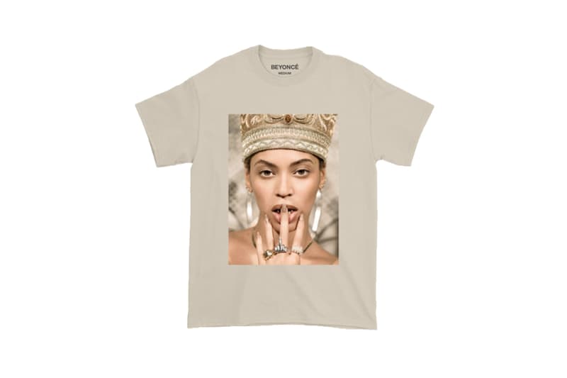 Beyoncé Coachella 2018 Merch Nefertiti Photo Tee Tan