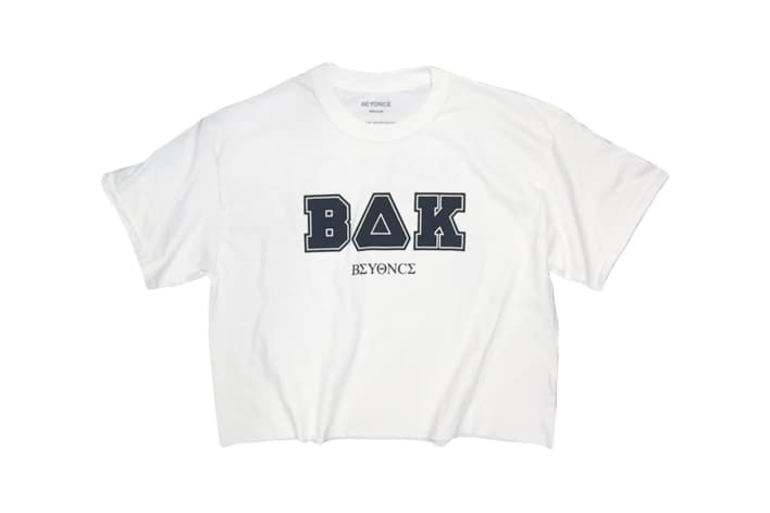 Beyoncé Coachella 2018 Merch BΔK Crop Tee White