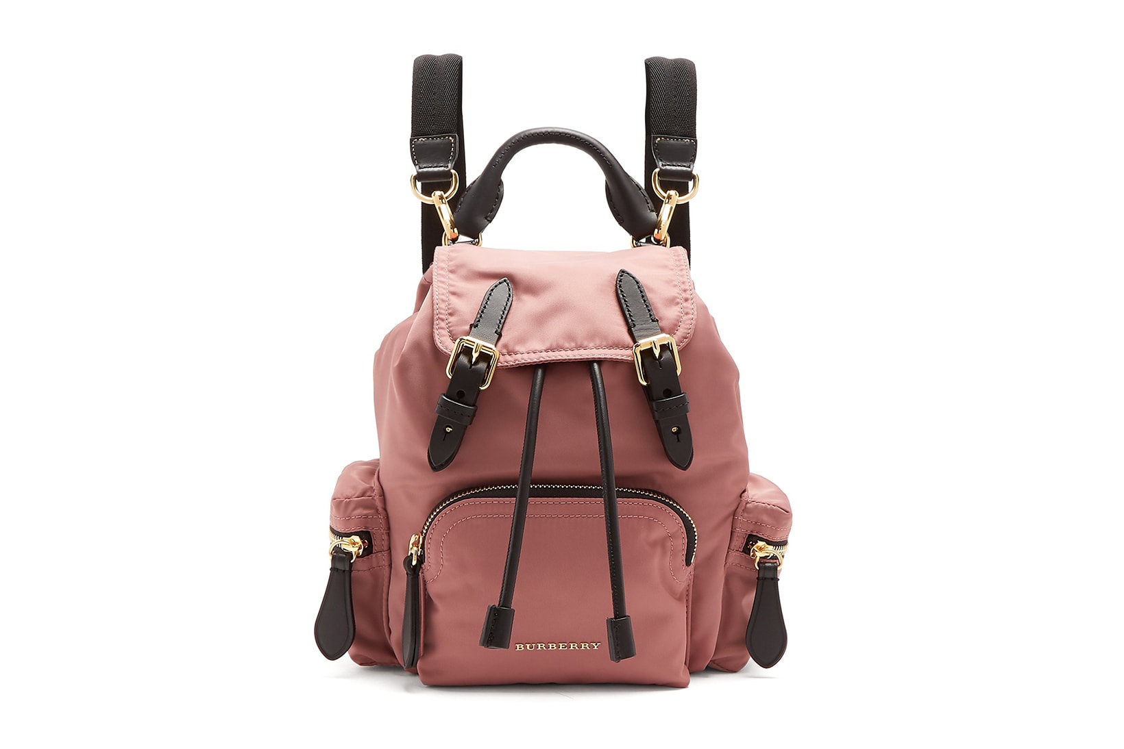 Burberry Dusty Pastel Pink Mini Backpack Where to Buy Small Matchesfashion.com
