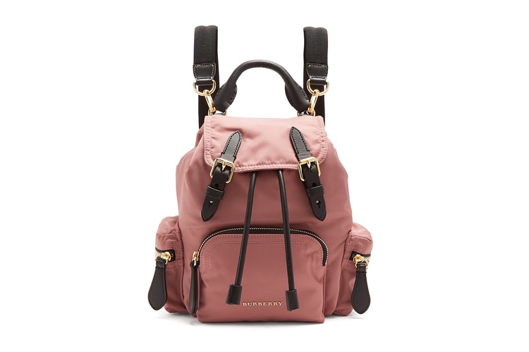 That Mini Burberry Backpack You Love Now Comes in "Dusty Pink"