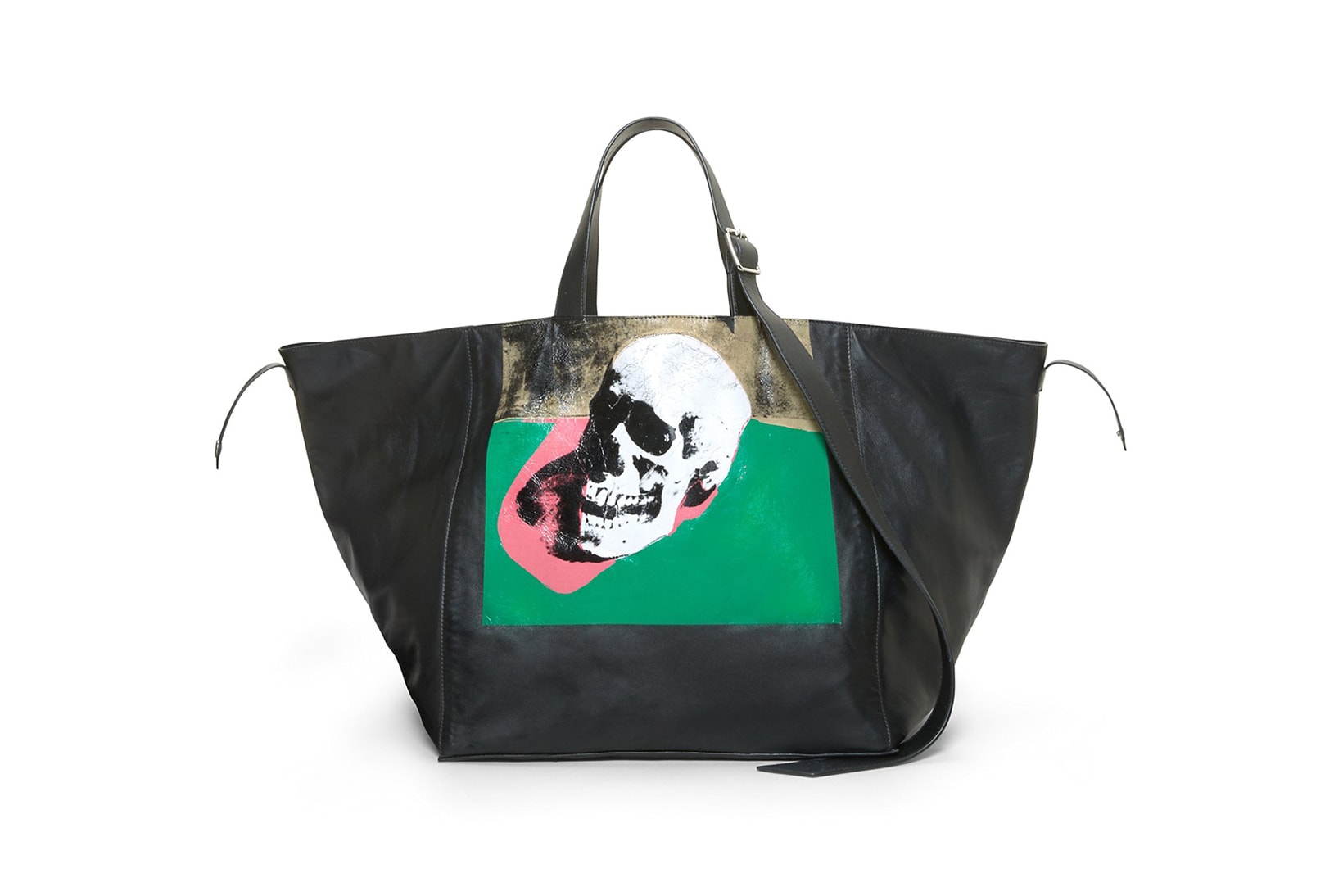 CALVIN KLEIN 205W39NYC Spring/Summer 2018 Handbag Collection Skull Tote Black Pink Green