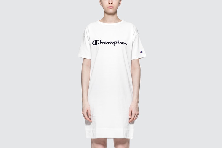 We're Never Taking This Champion Japan Logo T-Shirt Dress Off