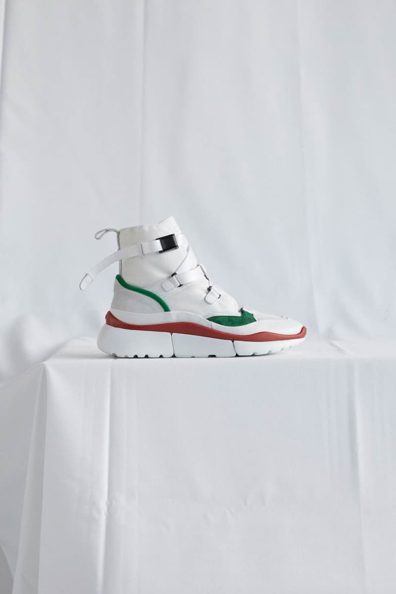 Chloe Sonnie Sneaker Lookbook Jungle Green