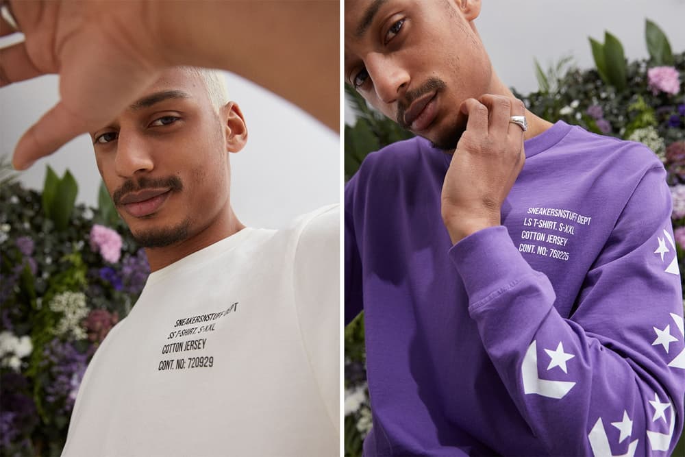 Sneakersnstuff Converse One Star Deep Lavender Camo Green On Foot Lookbook